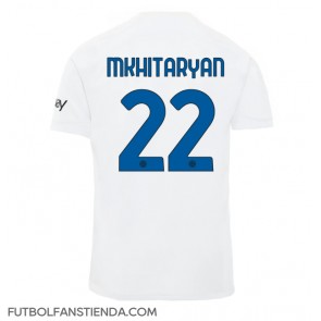 Inter Milan Henrikh Mkhitaryan #22 Segunda Equipación 2023-24 Manga Corta